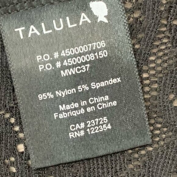 Aritzia Talula Lace Biker Shorts Mid Rise Stretchy Sheer Black Size Small - Picture 8 of 14